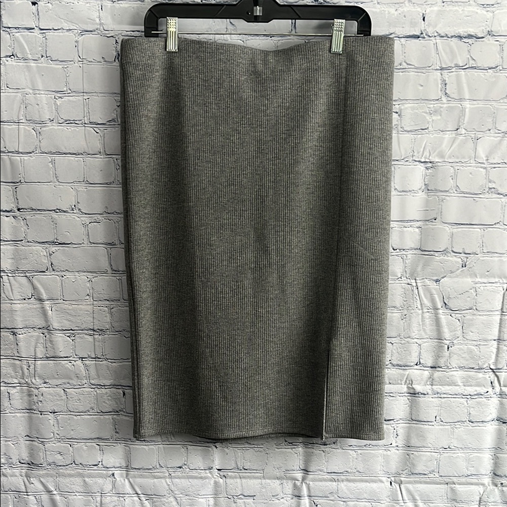 LOFT Gray Pencil‎ Skirt woman’s Size Large